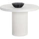 Nicolette 40 X 30 inch White Outdoor Dining Table
